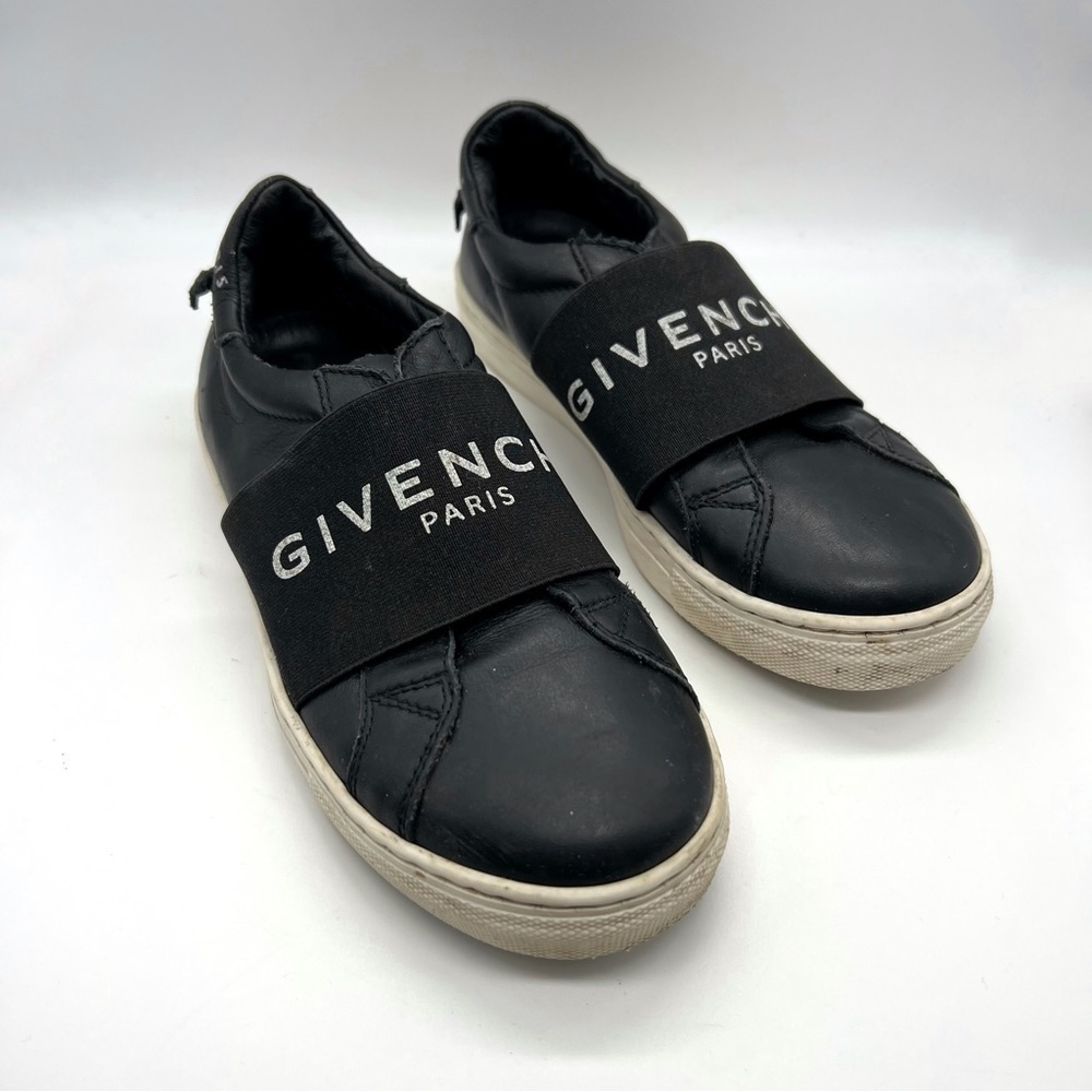 Givenchy Black & White Slip On Sneakers